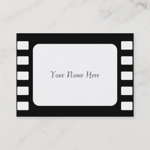 Carte De Visite film de 35mm, votre nom ici
