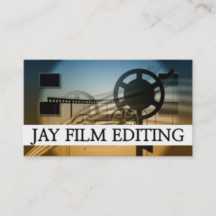 Carte De Visite Film Movie Editing Editor Maker Directeur Producte