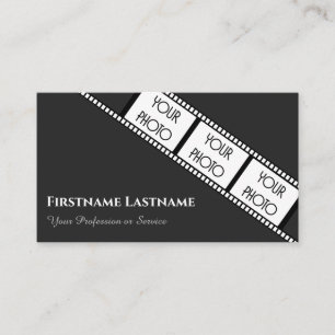 Carte De Visite Filmstrip pour cinéastes et vidéastes