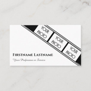 Carte De Visite Filmstrip pour cinéastes et vidéastes