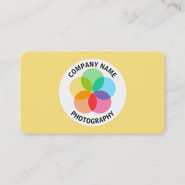 Carte De Visite Filtre - Jaune pâle #FFE67F (Devant)