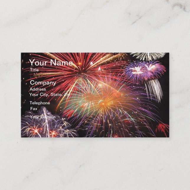 Carte De Visite Finale Fireworks (Devant)