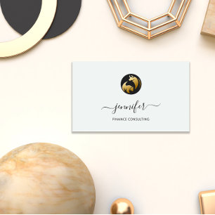 Carte De Visite Finance Consulting Broker Comptable Pièces Bufalo