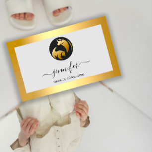 Carte De Visite Finance Consulting Comptable de courtier Bufalo Be