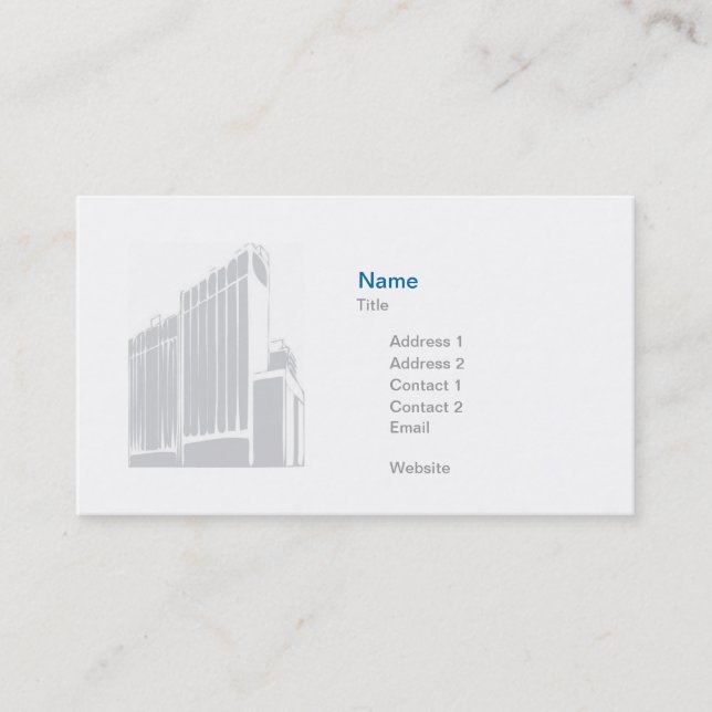 Carte De Visite Finances/assurance - affaires (Devant)