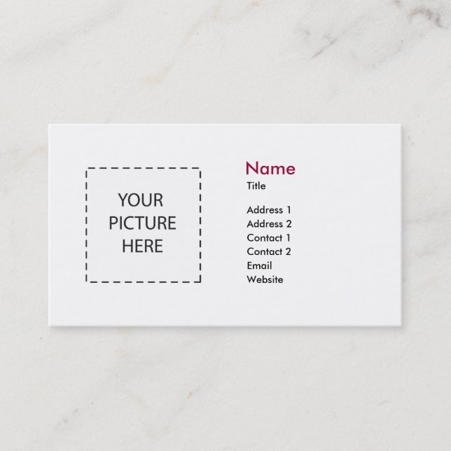 Carte De Visite Finances/assurance - affaires (Devant)