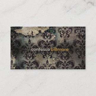 Carte De Visite Finition crème mate captivante de la