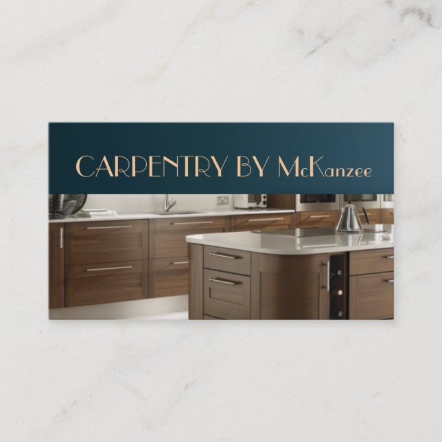 Carte De Visite Finition de la menuiserie, travaux de moulage, boi (Devant)