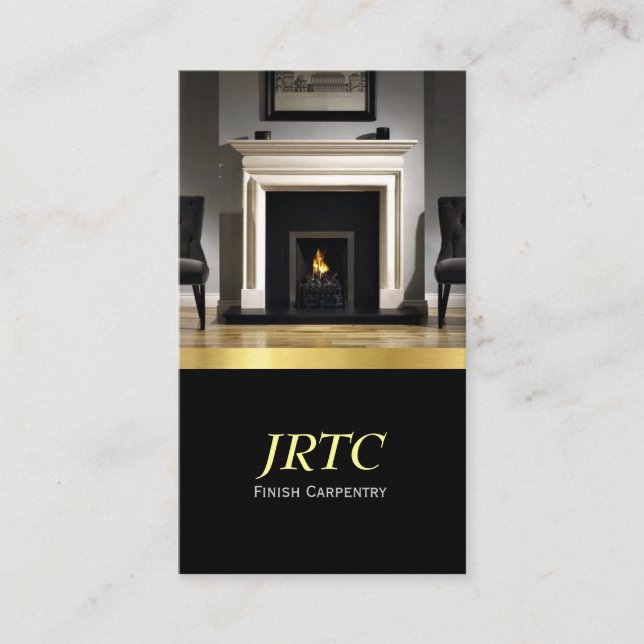 Carte De Visite Finition de menuiserie, de fraisage, de constructi (Devant)