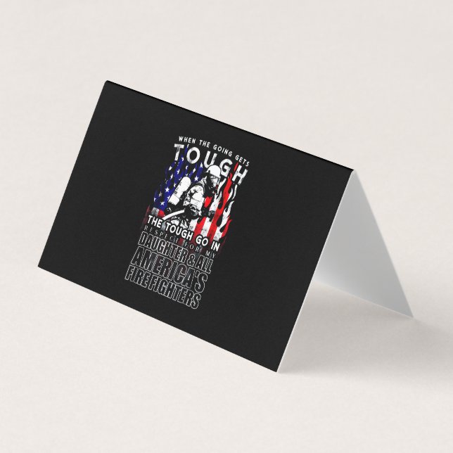 Carte De Visite Firefighter | Daughter (Devant)