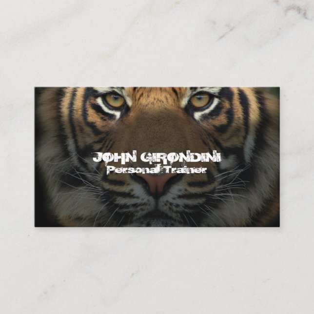 Carte De Visite Fitness Bodybuilding Nutrition Personal Trainer (Devant)