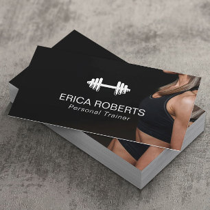 Carte De Visite Fitness Girl Personal Trainer Professionnel
