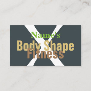 Carte De Visite Fitness/GYM/Entraîneur personnel