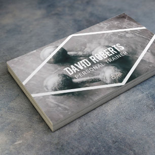 Carte De Visite Fitness Personal Trainer Exercice Professionnel