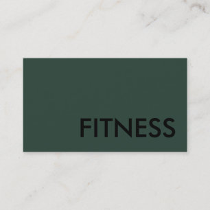 Carte De Visite Fitness simple Moderne Minimaliste