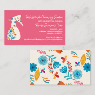 Carte De Visite Flacon de pulvérisation service de nettoyage de ma