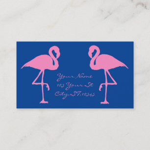 Carte De Visite Flamants roses roses Thunder_Cove Classic