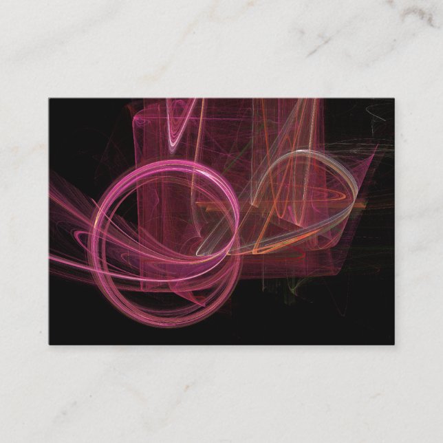 Carte De Visite Flamme fractale 01 (Devant)
