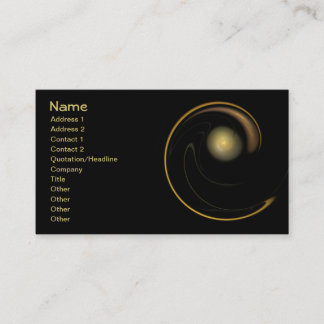 Carte De Visite Flamme pure Brago-Mitchell Art Fractal fin