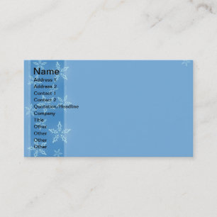 Carte De Visite Flèche de neige
