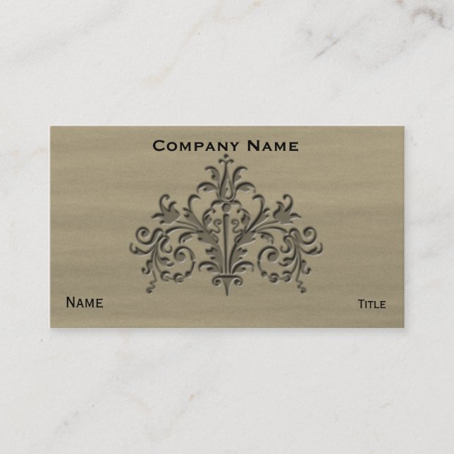 Carte De Visite Fleur 1 (Devant)