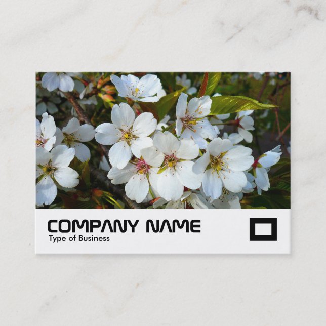 Carte De Visite Fleur de cerise (Devant)