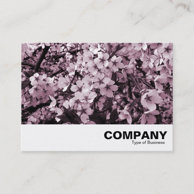 Carte De Visite Fleur de cerise (Devant)