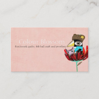 Carte De Visite Fleur de couleur
