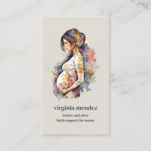 Carte De Visite Fleur de la mère Doula Fille de la sage-femme Gros