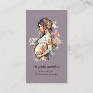 Carte De Visite Fleur de la mère Doula Fille de la sage-femme Gros