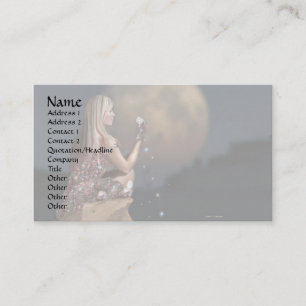 Carte De Visite Fleur de lune