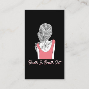 Carte De Visite Fleur de sensibilisation à la santé mentale de la 