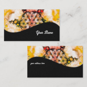 Carte De Visite Fleur De Vie - Façons Colorées 4