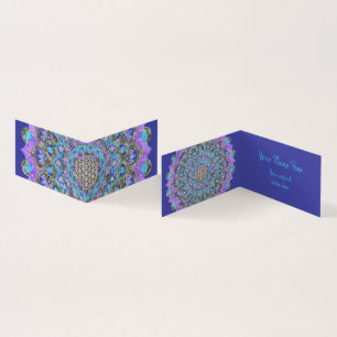 Carte De Visite Fleur De Vie - Mandala India Style 2