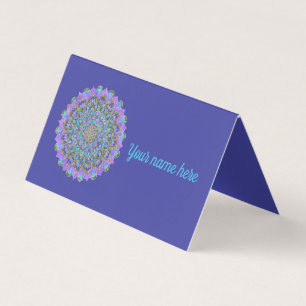 Carte De Visite Fleur De Vie - Mandala India Style 2
