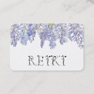 Carte De Visite *~* Fleur d'ivoire floral REIKI