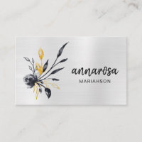 *~* Fleur Floral OR Silver LOGO QR PHOTO