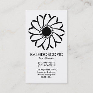 Carte De Visite Fleur géométrique 01