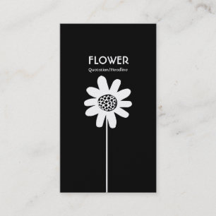 Carte De Visite Fleur longue tige VI - Côtés alternatifs