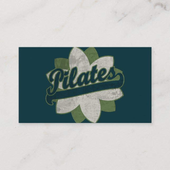 Carte De Visite Fleur Pilates (Devant)