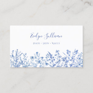 Carte de visite fleur sauvage