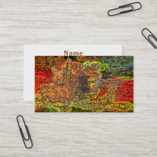 CARTE DE VISITE FLEUR SAUVAGE