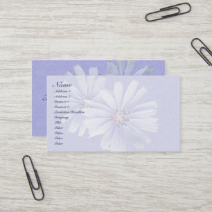 Carte De Visite Fleur sauvage chicorée