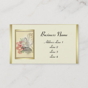 Carte De Visite Fleur vintage