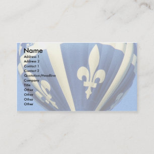 Carte De Visite Fleurdelisé modèle