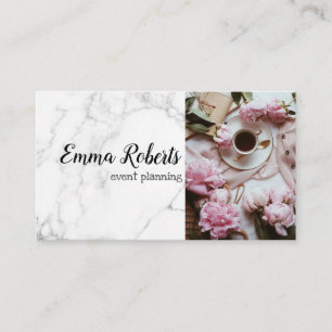Carte de visite Fleurie Violette Jardin de Roses