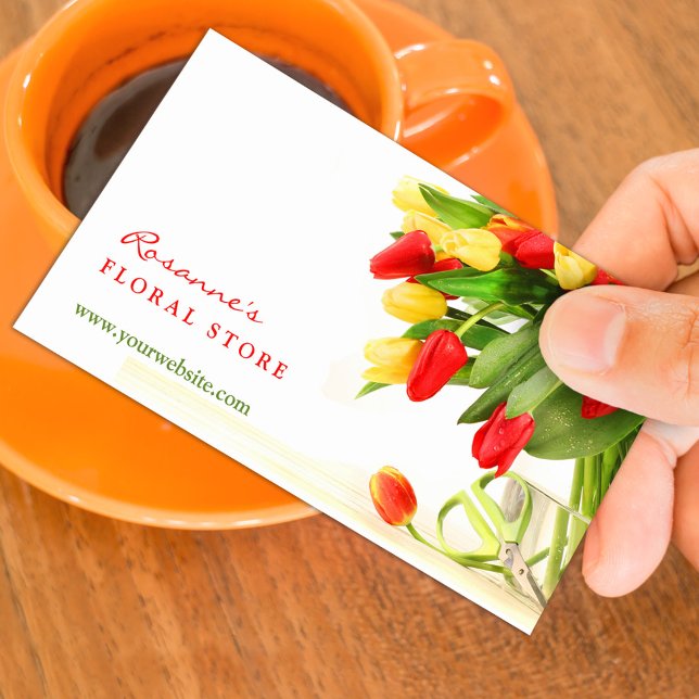 Carte de visite fleuriste (Créateur téléchargé)