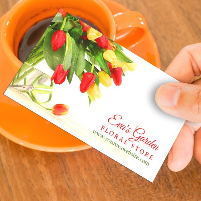 Carte de visite fleuriste (Créateur téléchargé)