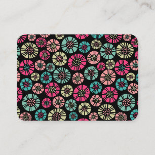 Carte De Visite Fleurs Abstraites 031023