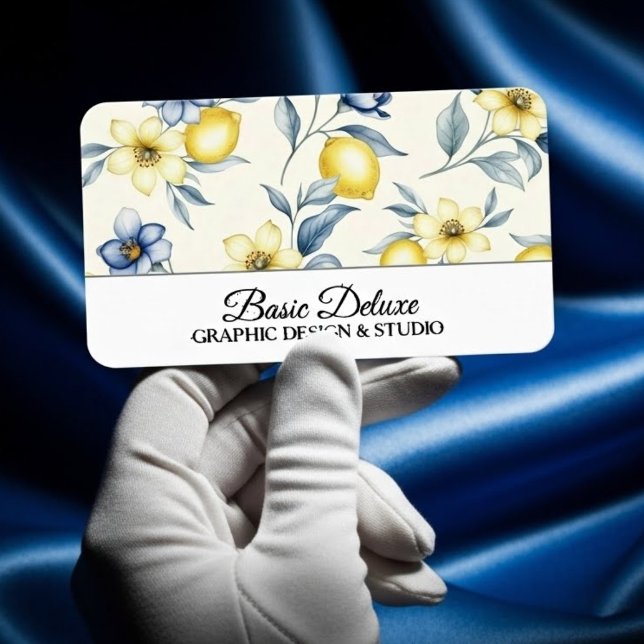 Carte de visite Fleurs Aquarelle Vintage - Code Qr (Créateur téléchargé)